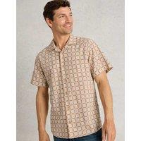Regular Fit Pure Cotton Check Short Sleeve Shirt