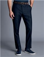 Slim Fit Pure Wool Suit Trousers