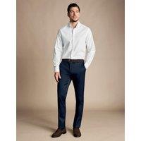 Slim Fit Cotton Rich Textured Trousers