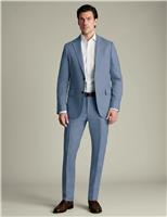 Charles Tyrwhitt Slim Fit Pure Linen Flat Front Trousers Khaki