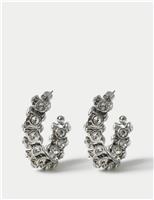 Rhinestone Hoop Earrings