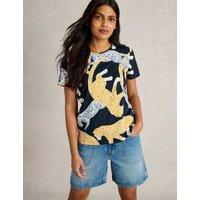 Pure Cotton Animal Print T-Shirt