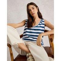 Pure Cotton Striped Vest