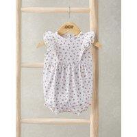 Pure Cotton Floral Frill Romper (0-12 Mths)