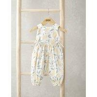 Pure Cotton Lemon Print Romper (0-3 Yrs)