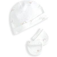 Pure Cotton Premature Hat & Mittens