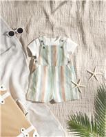 2pc Pure Cotton Striped Outfit (0-36 Mths)