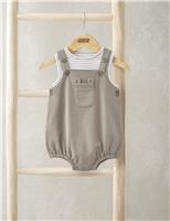 2pc Cotton Rich Striped Outfit (0-12 Mths)