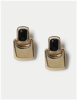 Oversized Square Stud Earrings