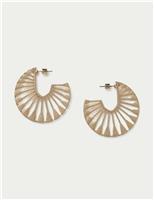 Cut Out Hoop Earrings