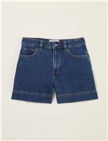 FatFace Denim Shorts Blue Denim