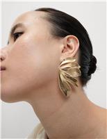 Brushed Leaf Earrings