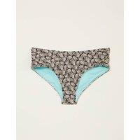 Shell Print High Leg Bikini Bottoms