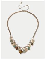 Snake Chain Charm Necklace