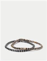 2 Pack Natural Stone Stretch Bracelet