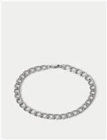 Stainless Steel Gold Tone Chain Bracelet