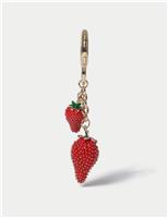 Studded Strawberry Bag Charm