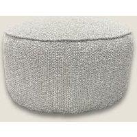 Boucle Round Pouffe