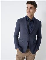 Cotton Rich Jersey Textured Blazer