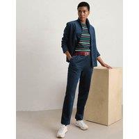 Cotton Rich Tapered Ankle Grazer Trousers