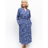 Buy Cotton Modal Shell Print Dressing Gown