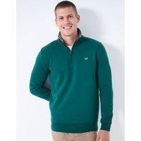 Cotton Rich Half Zip Sweatshirt