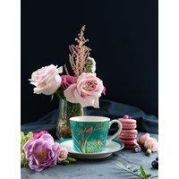 Green Bird Cup & Saucer