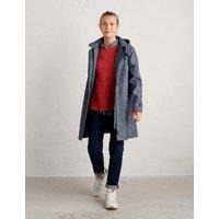 Pure Cotton Hooded Longline Raincoat