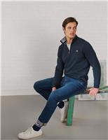 Cotton Rich Half Zip Sweatshirt