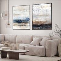 Set of 2 Fearless Rectangle Framed Art
