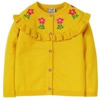Pure Cotton Floral Ruffle Cardigan (0 Mths - 5 Yrs)