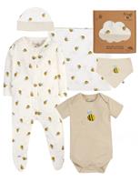5pc Cotton Bee Gift Set (0-12 Mths)