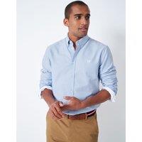 Crew Clothing Pure Cotton Oxford Shirt Light Blue