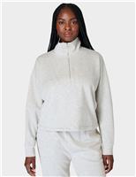 Sand Wash Modal Blend Half Zip Sweatshirt