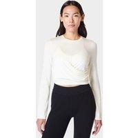 Modal Rich Round Neck Wrap Front Top