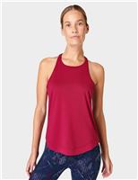 Sweaty Betty Breathe Easy Relaxed Vest Top Dark Pink