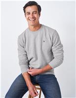 Cotton Rich Crew Neck Sweatshirt