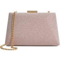 Metallic Chain Strap Clutch Bag