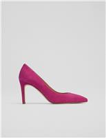 Suede Stiletto Heel Pointed Court Shoes