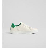 Leather Lace Up Trainers