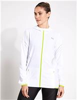 Zip Up Hooded Sports Jacket