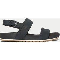Malibu Waves Leather Ankle Strap Sandals