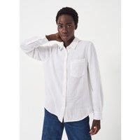 Pure Cotton Textured Relaxed Shirt