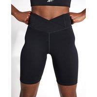 Basic Wrap High Waisted Biker Gym Shorts