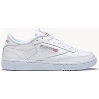 Reebok Club C 85 Leather Lace Up Trainers Pearl