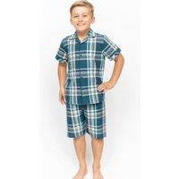 Pure Cotton Checked Pyjamas (2-13 Yrs)