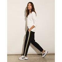Side Stripe Straight Leg Ankle Grazer Trousers