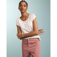 Pure Cotton Cap Sleeve T-Shirt