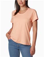 Columbia Sun Trek Cotton Blend T-Shirt Light Green