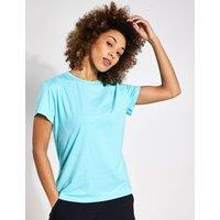Columbia Sun Trek Cotton Blend T-Shirt Turquoise